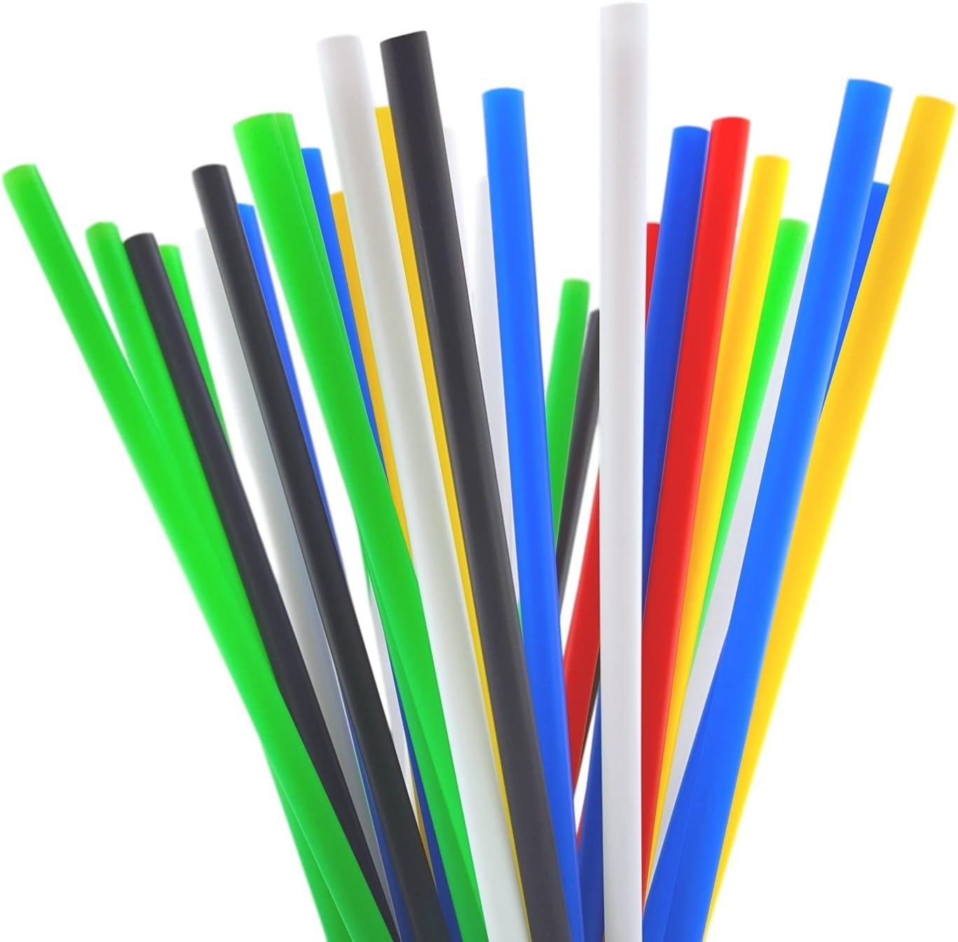 10 Inch Drinking Straws (10 Inch x 0.28 Inch) (250, Clear): Kitchen & Dining