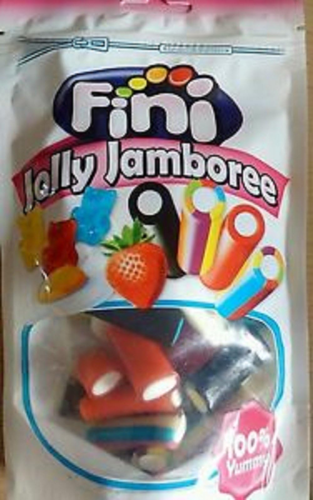 Fini Gourmet Candy"6 oz Candy Fruits, Citrus Candies, Jolly Jamboree, Rainbow Chips, Wild Strawberry" (Jolly Jamboree)