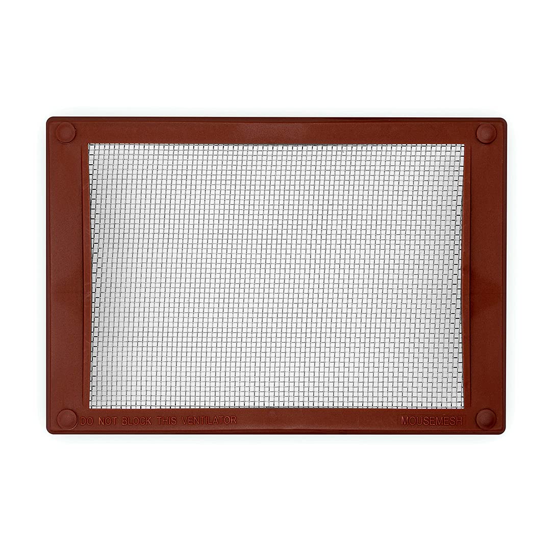 Mousemesh Medium Brown Pest Proofing Air Brick Vent Cover size 180mmx255mm (7inch x 10inch)