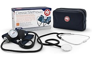 on Misuratore di Pressione Aneroide con Stetoscopio per Uso Professionale ClassicStethoMED