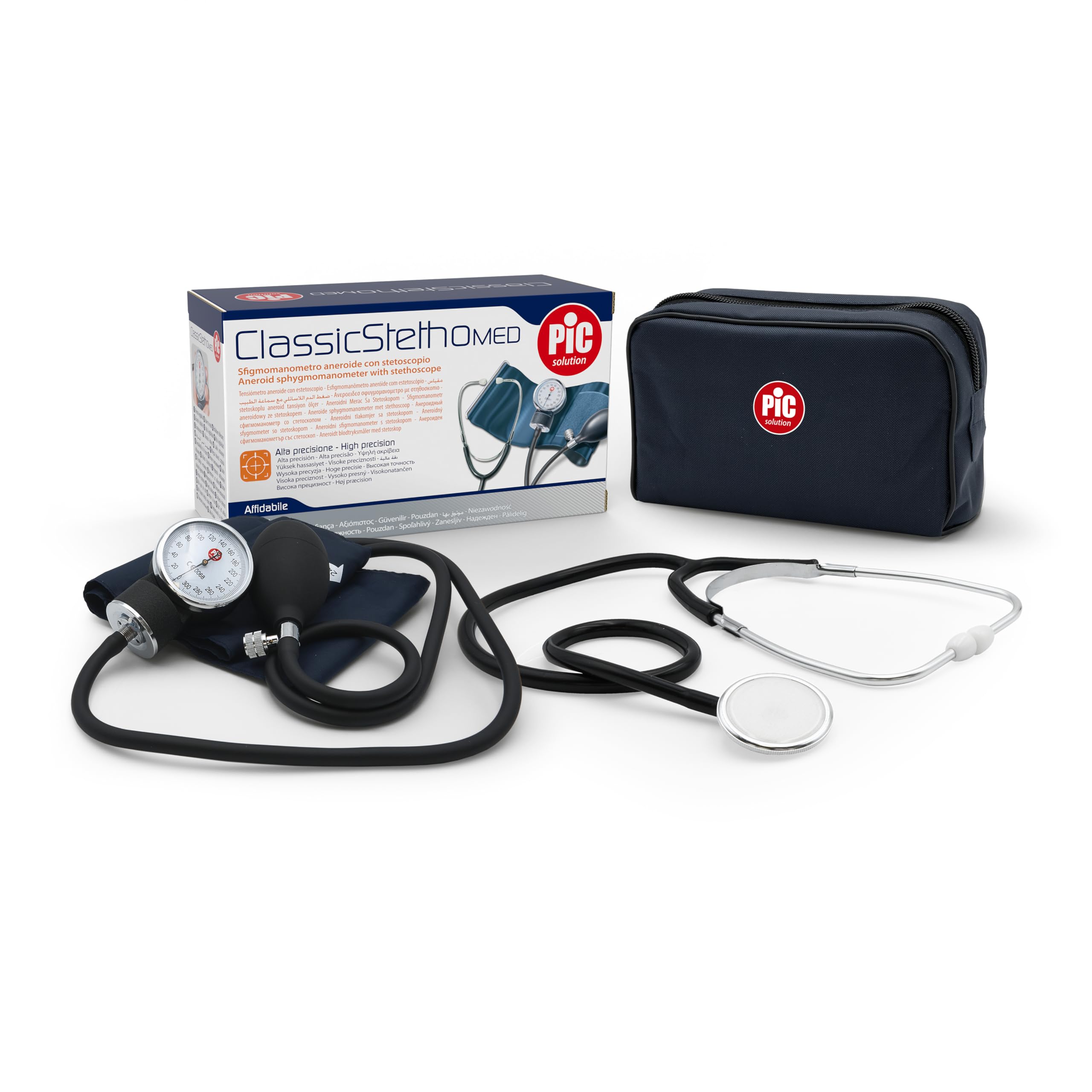 Pic Solution ClassicStethoMED Aneroid Blood Pressure Monitor with Stethoscope