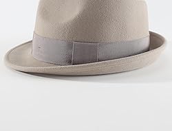 Home Prefer Men's Wool Felt Winter Hat Short Brim