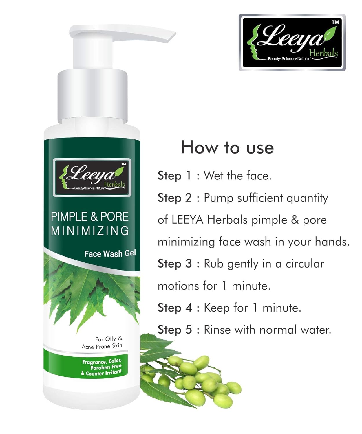 leeya herbal face wash