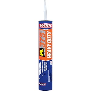 Loctite PL 375 Heavy Duty VOC Latex Construction Adhesive 28-Ounce Cartridge (1390599)