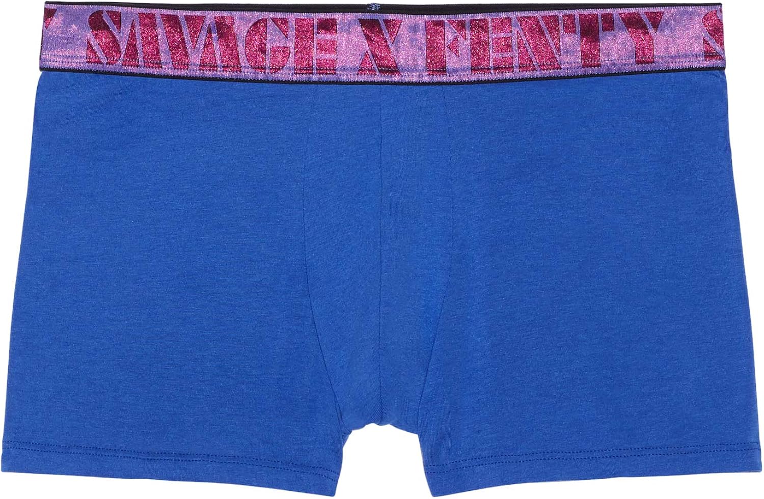 Savage X Fenty Men S Boxer Trunks Iridescent Wb Blue Cyber Cafe Large Amazon Co Uk Clothing