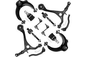 AEAGLE 12PCS Front Upper Lower Control Arm K620616 K620617 for Honda Accord 2.4L 2003-2007, Acura TSX 2004-2008 w/Ball Joint Suspension Kit K640289 K640290 K80228 EV80210 ES80288 K90456 K90457