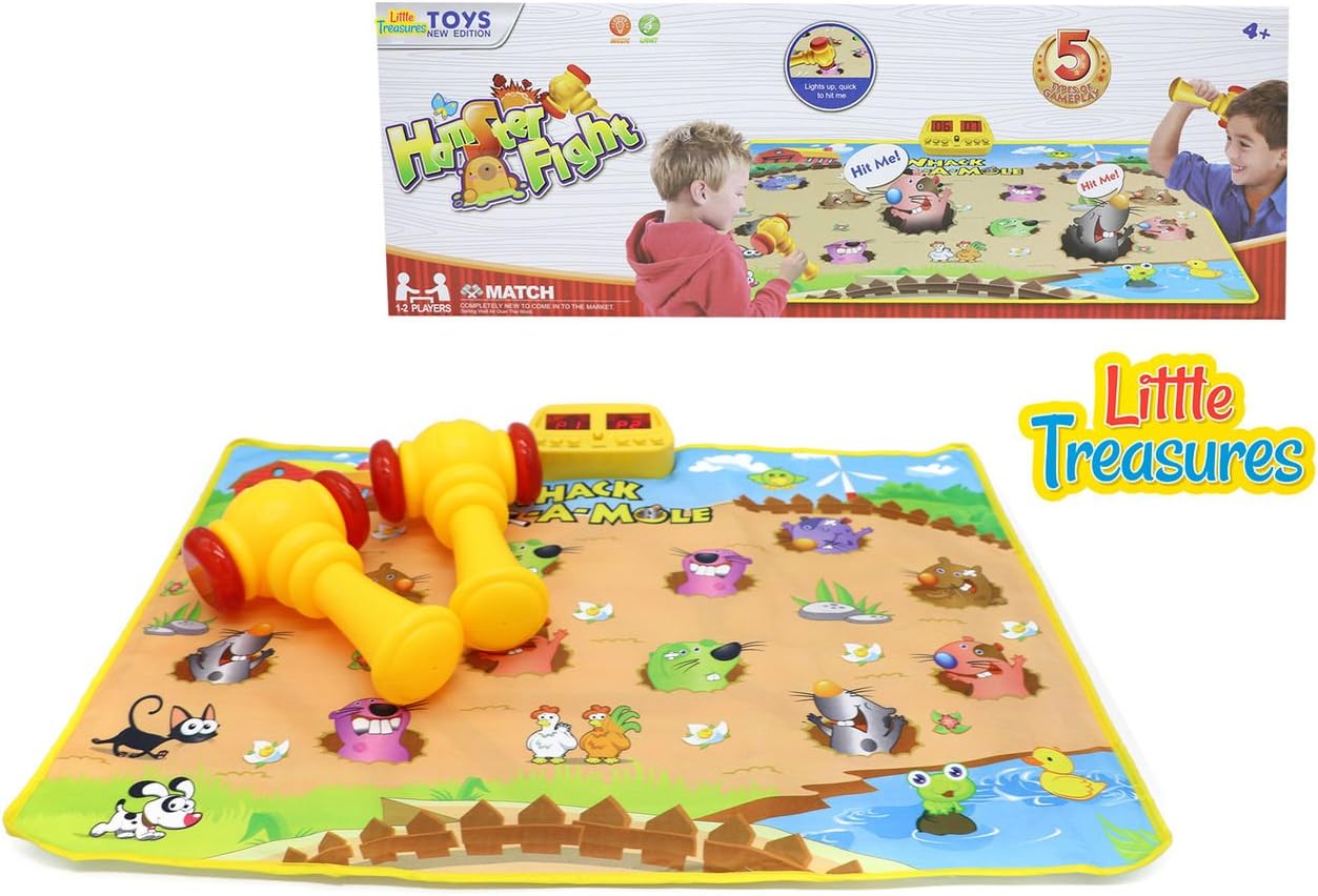 Little Treasures WhackAMole Smack Attack Game Mat with