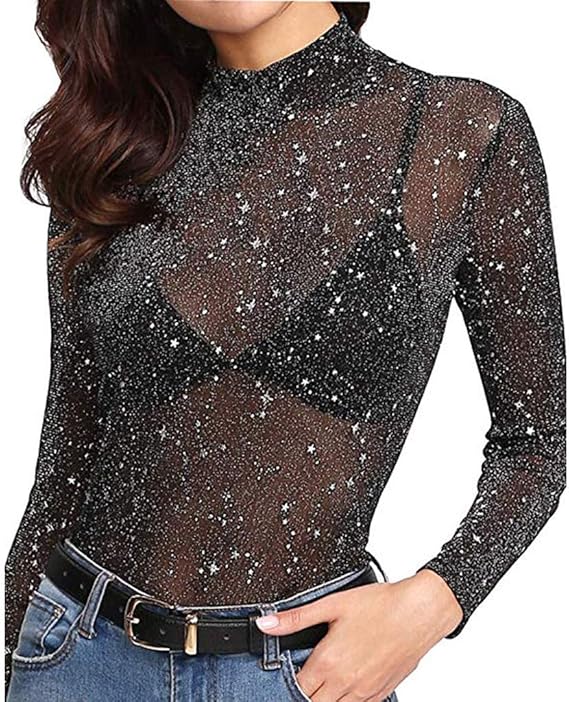 blusas de brillos