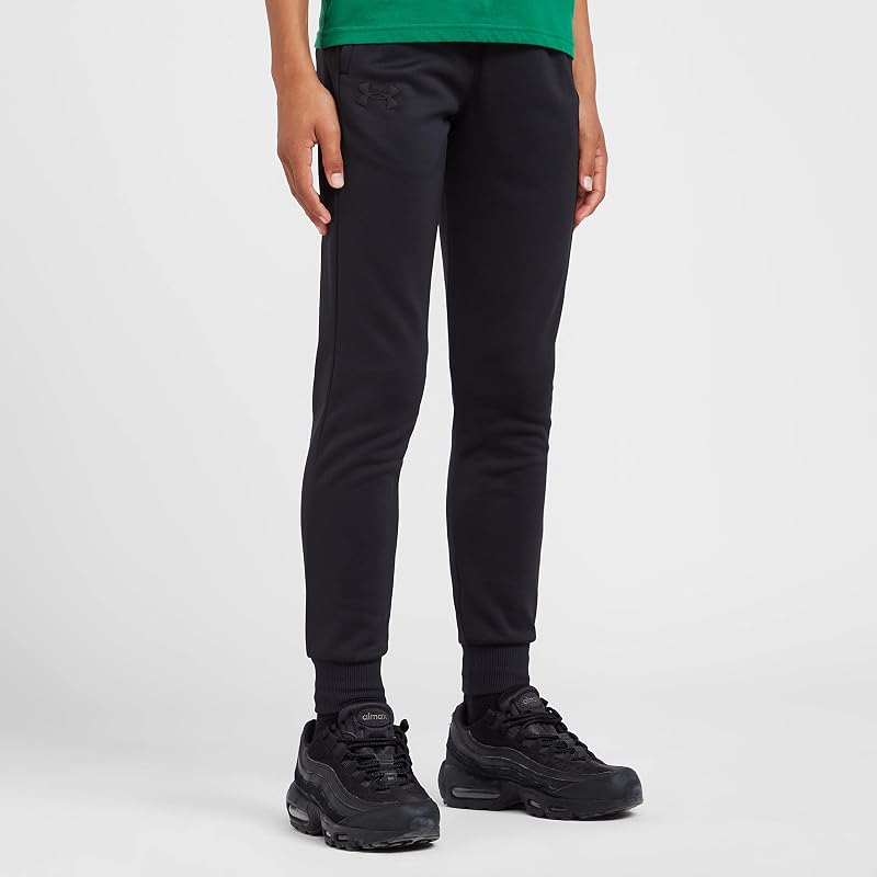Jungen Fleece Joggers Schwarz XS
