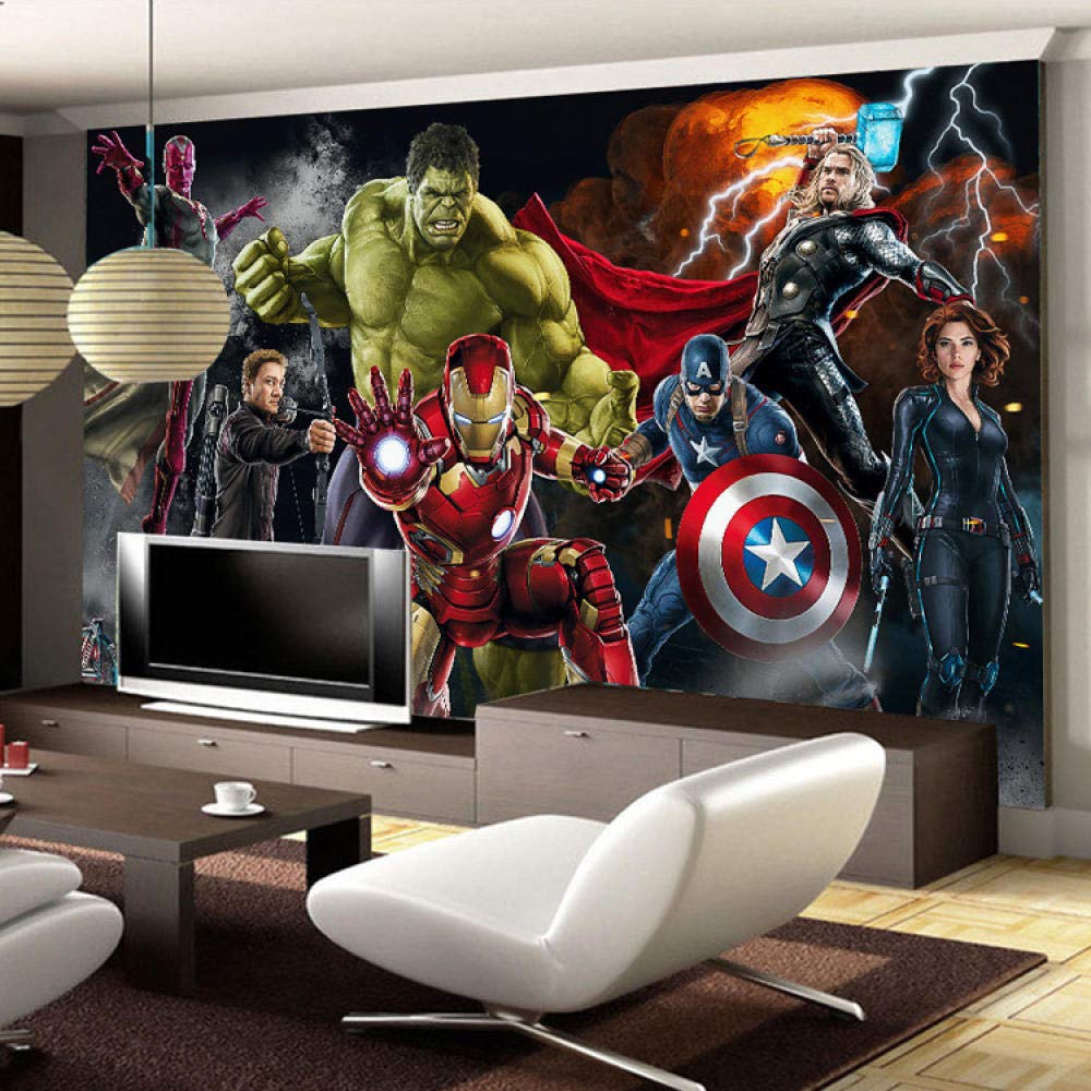 Amazon Com Mural Wallpaper Avengers Photo Wallpaper 3d