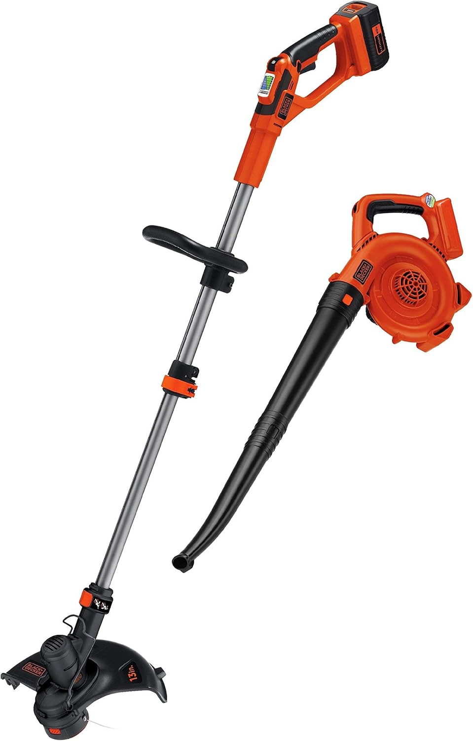 BLACK+DECKER LCC140 40-volt Max String Trimmer and Sweeper Lithium Ion Co (Renewed)