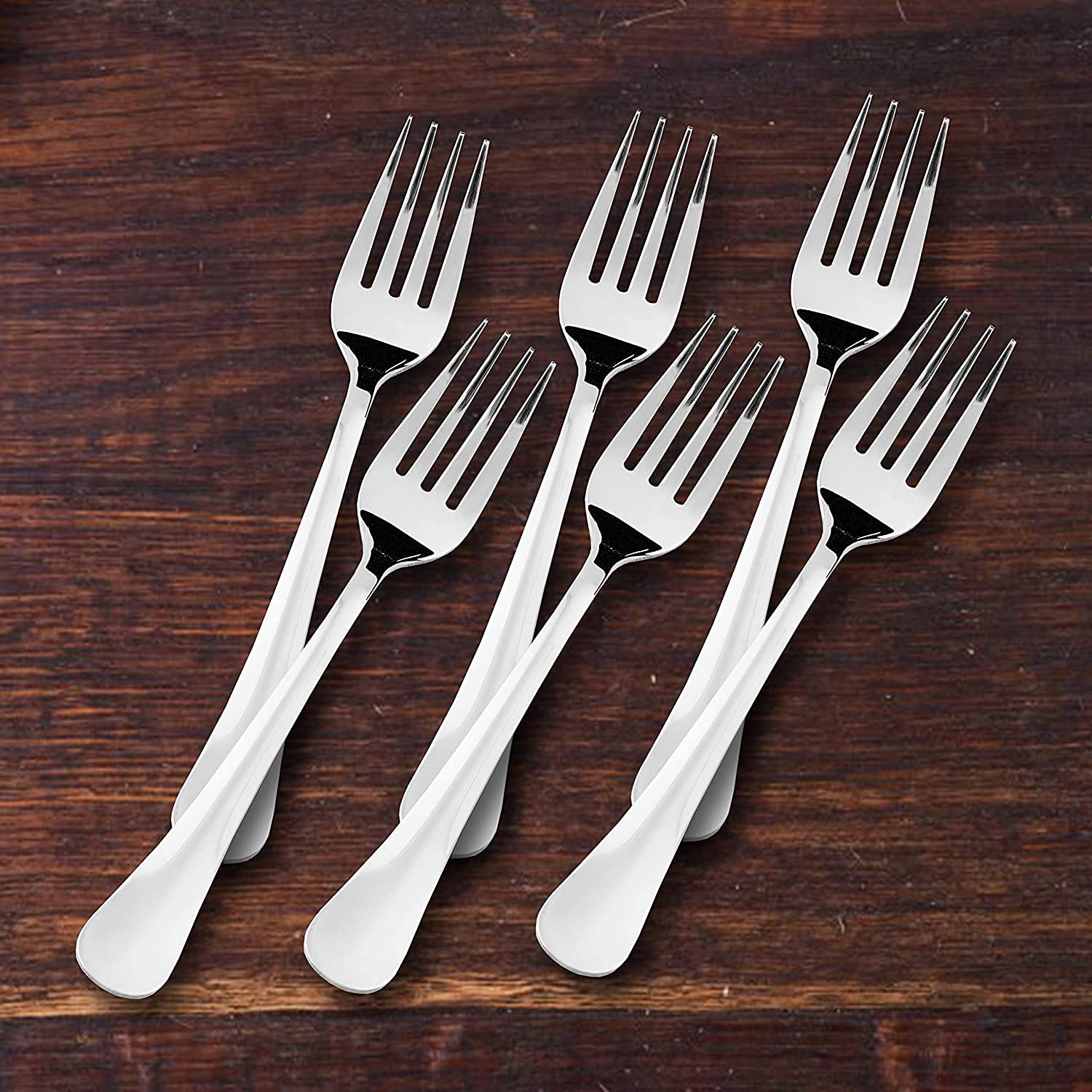 Buy Kitchen Hub ® Stainless Steel Dessert/Table Forks Set of 6 Online