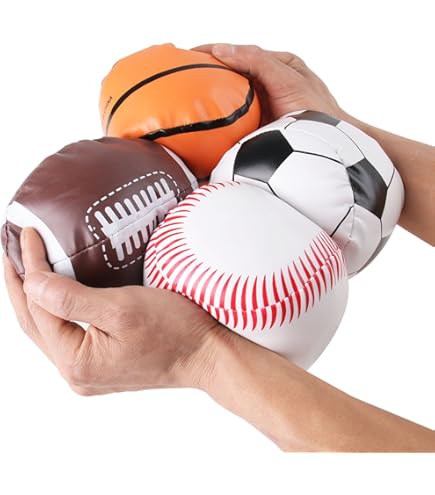 thumbnail image 2 of Football Soft Sports Ball - 5"x 3.88" (Pack Of 1) - Premium Brown Foam - Ideal For Safe Indoor & Outdoor Play - Unique & Perfect Size For All Ages 2 of 10