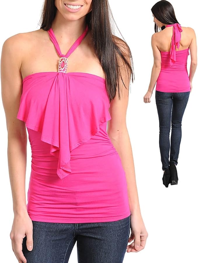 square halter top