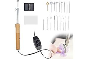ZOYACREATE Fabric Flower Maker, Electric Mini Iron Artificial Flower Making Kit DIY Crafts Tools with 18 Ironing