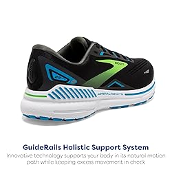 Brooks Men's Adrenaline Gts 23 Sneaker, Black