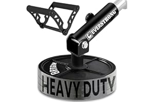 EVERSTRONG T Bar Row Attachment with V Bar Attachment Landmine Handle - 360 Swivel Landmine Attachment for Barbell for Full-Body Workout in Home Gym - Small Spaces - Deadlifts Squats Landmine Stand