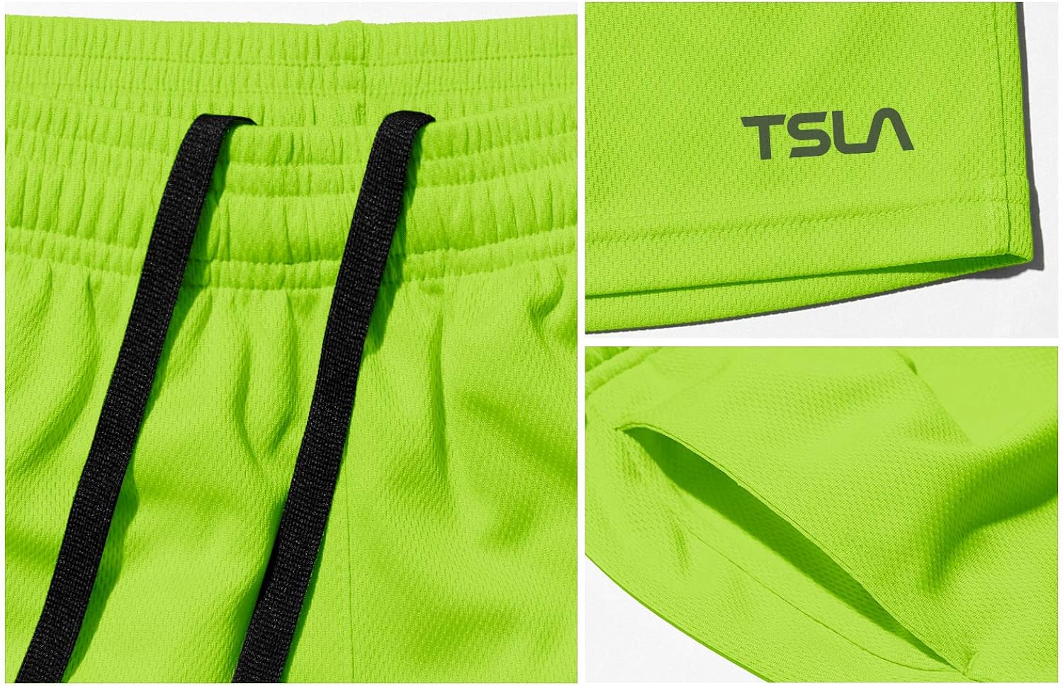 TSLA 1 or 2 Pack Boy's Athletic Shorts, Quick Dry Pull On Basketball Running Shorts, Active Sports Workout Gym Shorts : Clothing