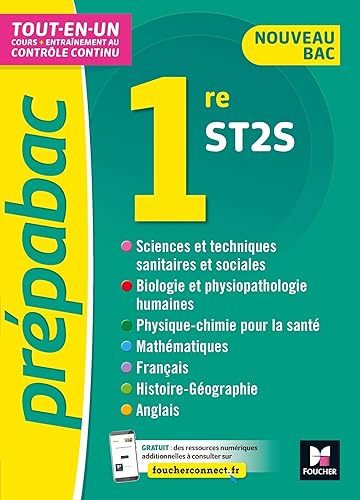 Download Prépabac 1re ST2S - Toutes les matières - Cours et contrôle continu PDF