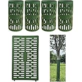 Tree Trunk Protector Tree Bark Protector - 4Pcs Tree Guards Trunk Protector | Small Tree Guard Sapling Protector, Breathable Tree Protectors from Animals, Tree Protection from Wildlife