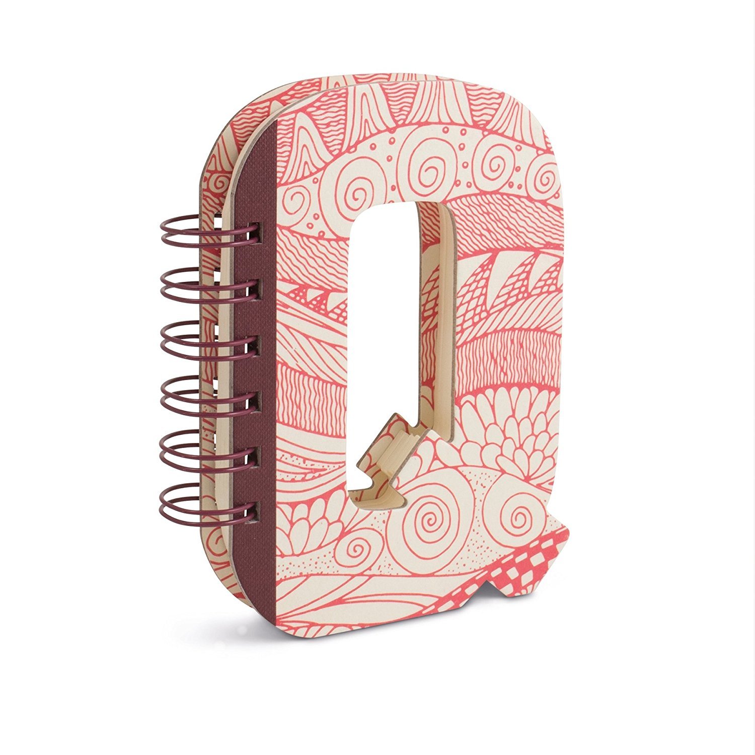 IF Alphabook Notebook - Letter Q, Initial Letter, Spiral Bound, Small Notebook
