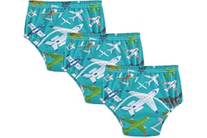 foixnub Cute Animal Baby Cotton Training Pants 3 Pcs Toddler Potty Training Underwear for Little Boys Girls 2-5T