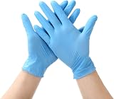 FDD4U Disposable Nitrile Gloves Powder Free Blue Size M 100 Pieces view 2