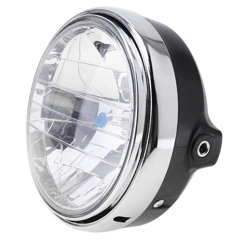 BENWEI 7 Inch 35W Universal Clear Lens Beam Motorcycle Headlight Round LED HeadLamp for Wasps 600 900 CB400 / 900-Black