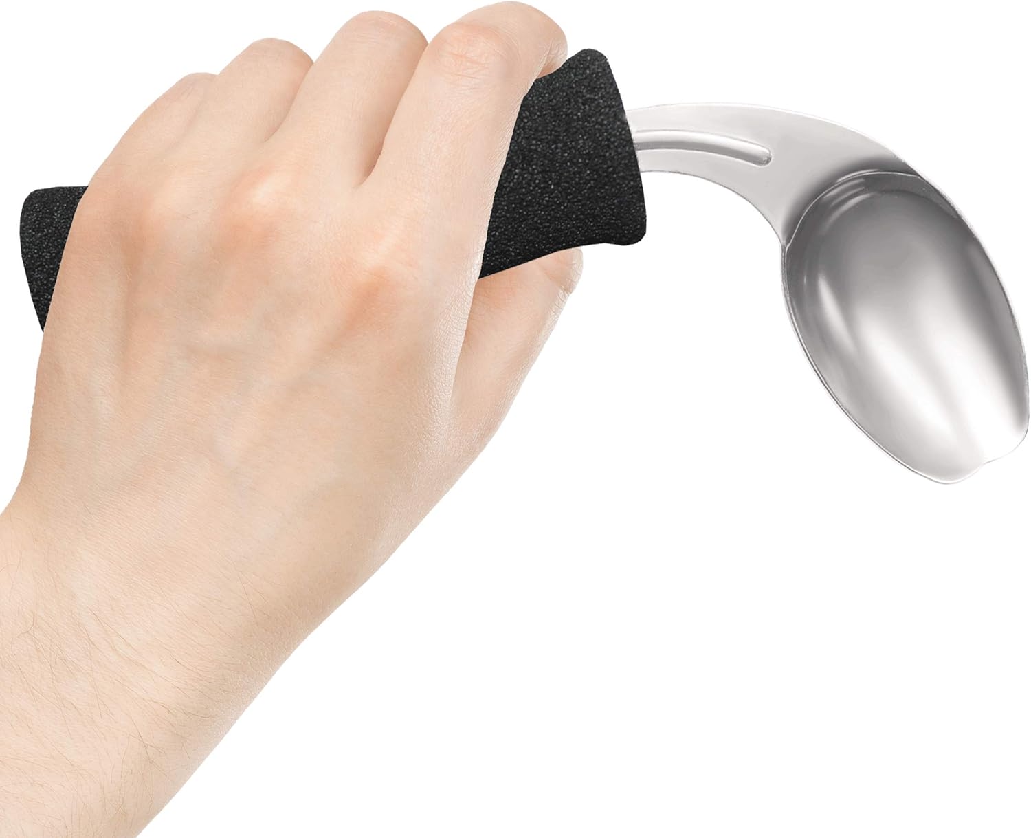 Soft Foam Built-Up Handle Offset Spoon: Health & Personal Care