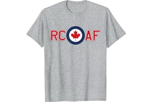 BIVIPO RCAF Royal Canadian Air Force Roundel Maple Leaf Canada T-Shirt