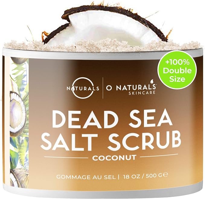 O Naturals Ultra Hydrating Exfoliating Coconut Oil Dead Sea Salt Body
