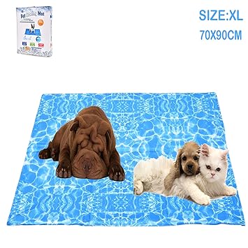 Ygjt Tappetino Refrigerante Per Cani Grandexl E Animali Domestici Pad Di Raffreddamento Automatico Stuoia Per Cani Per Lestate70x90cm