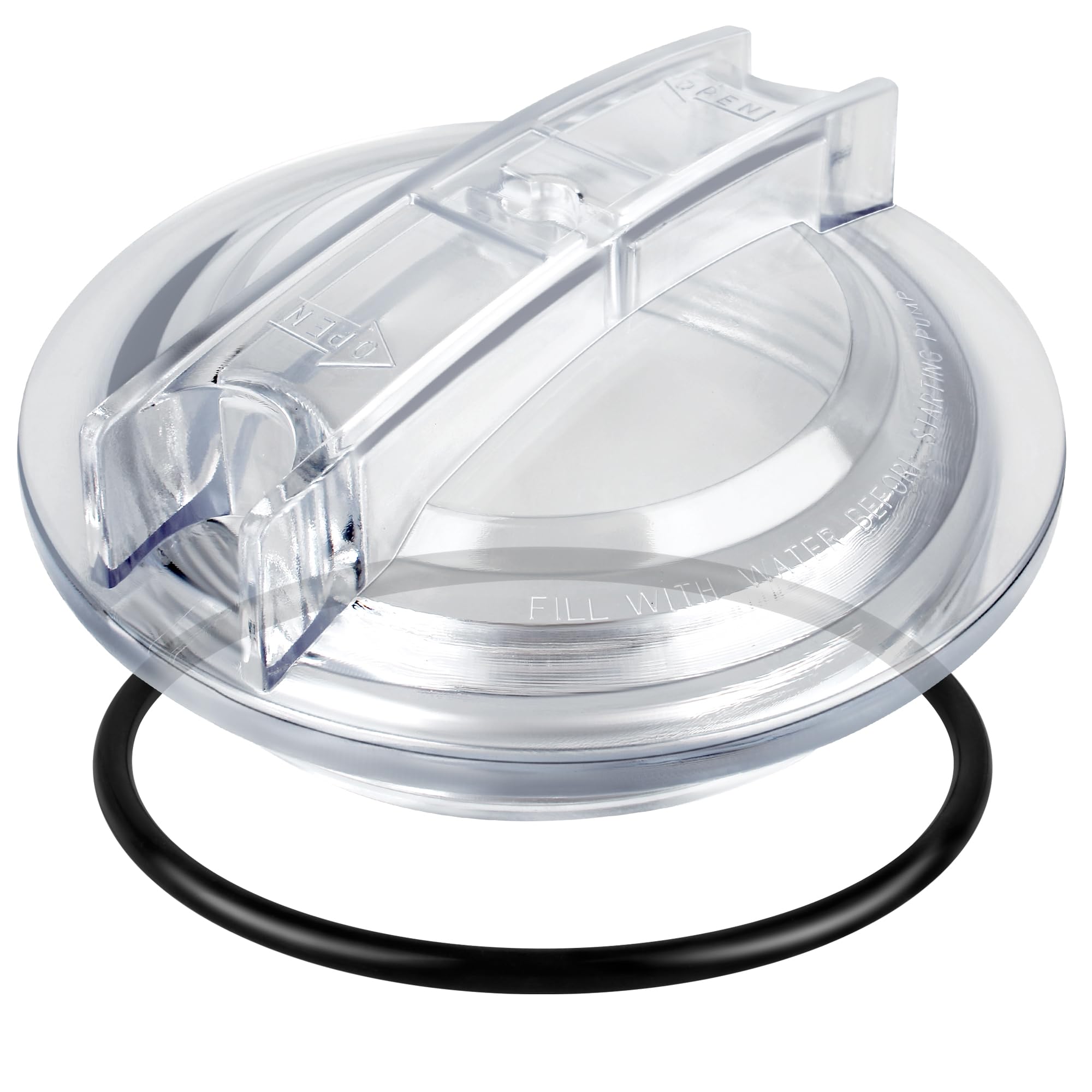 Photo 1 of SPX3100D Pump Strainer Cover Compatible with Hayward Super II Pumps SP3000 SP3000X Series, Thread Pool Pump Lid with Strainer Cover O-Ring SPX3000S Compatible with Hayward Chlorine & Bromine Feeders