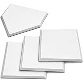 GoSports Baseball &amp; Softball 4 Piece Premium Base Set - Heavy-Duty for Athletes