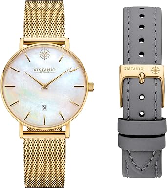 Kistanio Reloj de mujer Petit con cristal de zafiro y correa ...