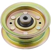 Parts Camp 532173438 Flat Idler Pulley for Husqvarna/AYP/Craftsman 104360X 131494 173438 532173438 John Deere AM103287 AM103480 AM108923 AM37321 Stens 280-623 Mower Pulley for 42" Decks
