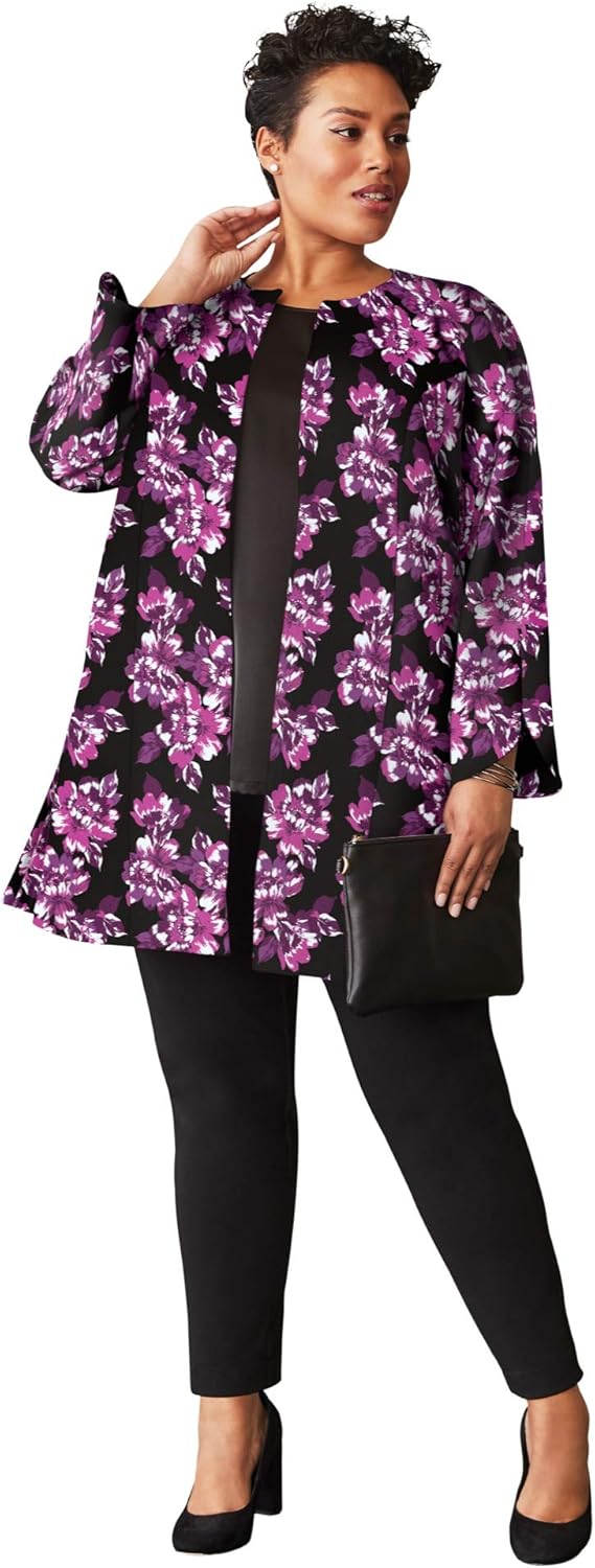 plus size topper jacket