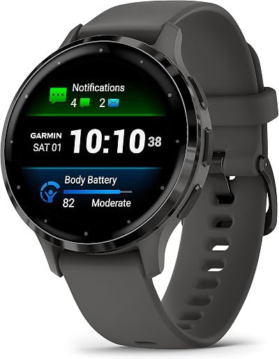Garmin Venu 3S 41mm Pebble Grey GPS Smartwatch AMOLED Health Fitness 10-Day