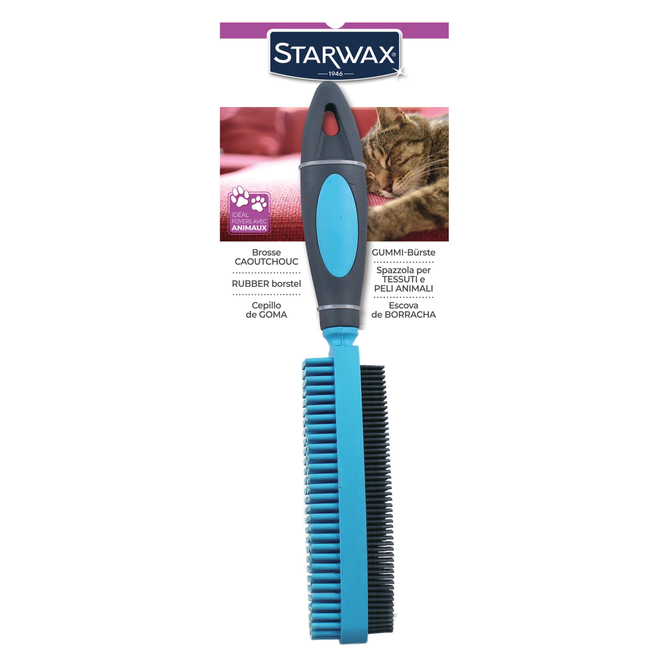 STARWAX Rubber Textile Brush 1666 One Size Multicoloured