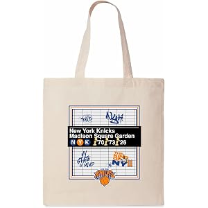 Northwest NBA Canvas Tote Bag, Officially Licensed 100% Cotton Carryall, 14 x 15 in Reusable Shopping and Everyday Tote