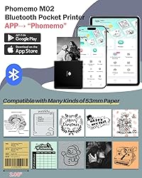 Phomemo Print Pod- M02 Mini Pocket Printer Inkless