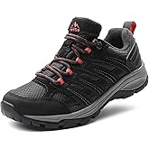 NORTIV 8 Women's Lightweight Hiking Shoes | Breathable Walking Sneakers Slip-Resistant For Outdoor Work Travel Daily Wear Wander