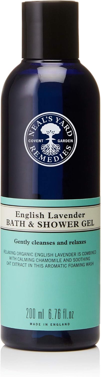 Neal's Yard Remedies English Lavender Bath & Shower Gel, 200 ml (Pack of 1)
