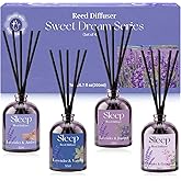 SCENTORINI Reed Diffuser Set, 6.76oz, Lavender Essential Oil Diffuser | Summer Fragrance Reed Diffuser with 24 Sticks for Bedroom Sleep, Spa Relax, Home Fragrance Bathroom Hotel Decor