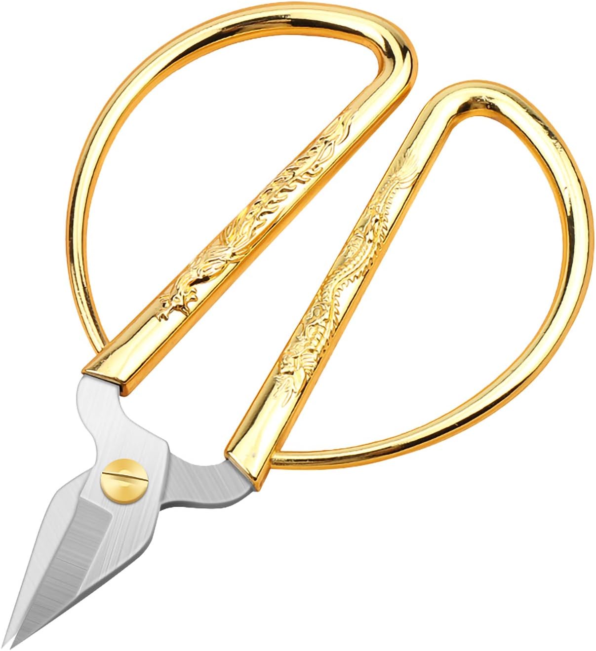 Leather Scissors, Large Comfortable Grip,All Metal Stainless Steel