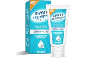 HANASCAR Face Antiperspirant, Face No Sweat Lotion, Face Sweat Blocker, Oily Skin Control, Anti Sweat for Men & Women, 60ml