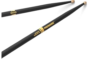 ProMark Drum Sticks - Rebound 2B - ActiveGrip For Secure, Comfortable Grip - Gets Tackier As Your Hands Sweat - Active Grip F