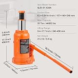 VEVOR 20 Ton Hydraulic Bottle Jack 240-450mm Lift Range Car Truck Pickup Repair view 7