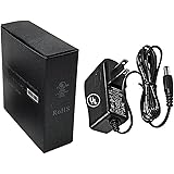 Amamax® Wall Adapter Power Supply - 12VDC 1A, 5.5mm - 2.1mm Plug UL Listed