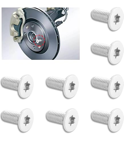 8x M6x14 Brake Disc Rotor Screws Set For Hyundai Sonata/Tucson & Kia | 304 Stainless Steel